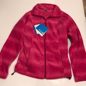 NWT Columbia June lake printed fleece S cozy